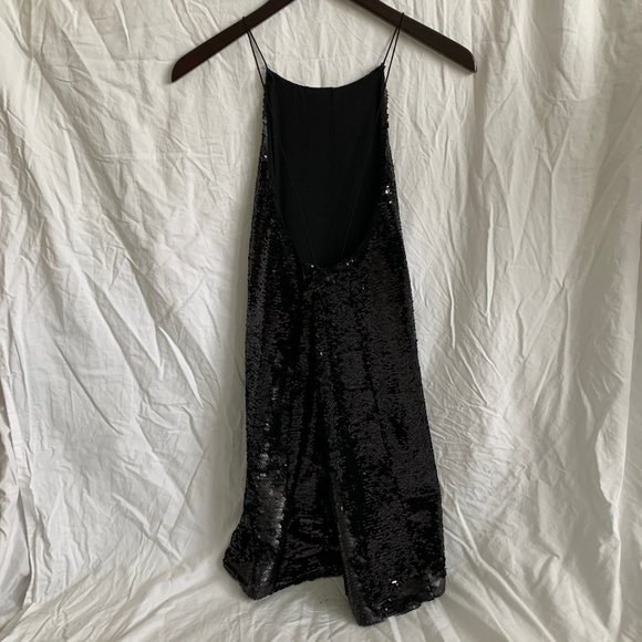 Urban Outfitters Black Sequin Mini Dress - Picture 3 of 5